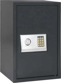 vidaXL Ψηφιακό Ασφαλές Σκούρο γκρι 40 x 35 x 60 εκ. Ατσάλι