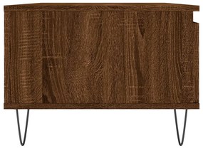 vidaXL Τραπεζάκι Σαλονιού Καφέ Δρυς 90x50x36,5 εκ. Επεξεργασμ. Ξύλο