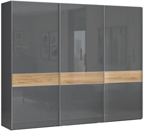Ντουλάπα συρόμενη τρίφυλλη Agate 280