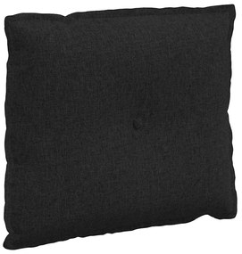 vidaXL Μαξιλάρι Πλάτης Μαύρο 60 x 19 x 50 εκ ύφασμα