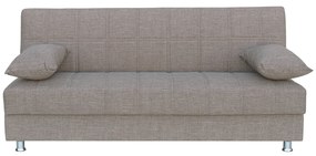 Καναπές Κρεβάτι Τριθέσιος ArteLibre LAURA Μπεζ 190x84x86cm
