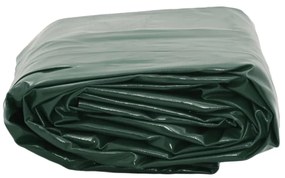 vidaXL Μουσαμάς Πράσινος 4 x 6 μ. 650 γρ./μ²