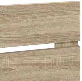 vidaXL Κεφαλάρι με κεφαλάρι Δρύς Sonoma 200 cm Επεξεργασμένο ξύλο