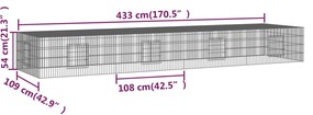 ΚΛΟΥΒΙ ΚΟΥΝΕΛΙΩΝ 4 ΠΑΝΕΛ 433X109X54 ΕΚ. ΑΠΟ ΓΑΛΒΑΝΙΣΜΕΝΟ ΣΙΔΕΡΟ 171565