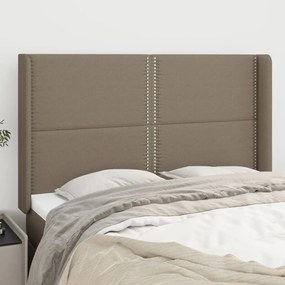 Κεφαλάρι με Πτερύγια Taupe 147x16x118/128 εκ. Υφασμάτινο 3119442