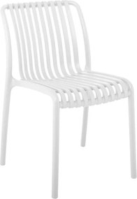 MODA Καρέκλα-Pro Στοιβαζόμενη PP - UV Protection, Απόχρωση Άσπρο   1τμχ