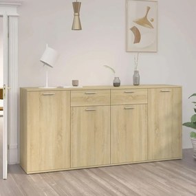 vidaXL Μπουφές Sonoma Δρυς 160 x 36 x 75 εκ. από Επεξ. Ξύλο