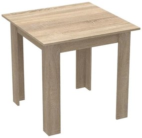 Table Manka I melamine in sonoma color 80x80x77cm 80x80x77 εκ.