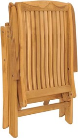 vidaXL Σαλόνι Κήπου Σετ 5 Τεμαχίων από Μασίφ Ξύλο Teak