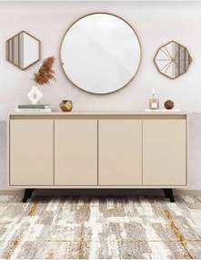 Κονσόλα σαλονιού 140x40x85 cm - Μπεζ 85 x 130