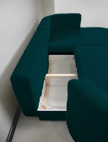 Γωνιακός καναπές Iris Mini-Prasino-Δεξιά