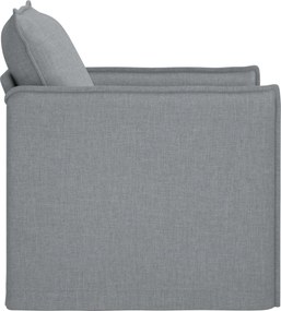 vidaXL Καναπές Ανοιχτό γκρι 75 x 82 x 85 εκ ύφασμα