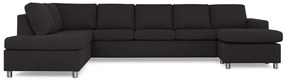 Γωνιακός Καναπές Scandinavian Choice C157, Ασημί, Ανθρακί, 344x199x80cm, Πόδια: Μέταλλο | Epipla1.gr