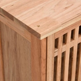 vidaXL Ντουλάπι Μπάνιου Επιτοίχιο 42x23x60 εκ. από Μασίφ Ξύλο Καρυδιάς
