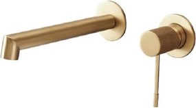 Orabella Terra Brushed Gold 10241 - Εντοιχιζόμενη μπαταρία νιπτήρα