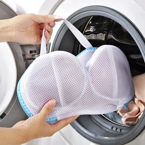 Θήκη πλυσίματος CLN-0038 για στηθόδεσμο &amp; ευαίσθητα ρούχα, λευκή
