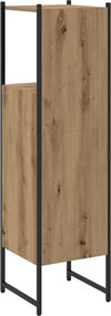 vidaXL Ντουλάπι μπάνιου Δρυς τεχνίτης 33x33x120,5 cm