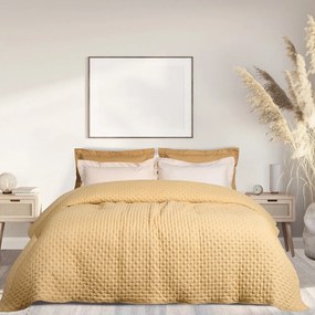 Κουβερλί Happy 9631 Ochre Das Home King Size 240x250cm Microfiber