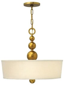 Κρεμαστό Φωτιστικό Οροφής 3xE27 Zelda Elstead Lighting-HK-ZELDA-P-B-VS-Ορείχαλκος HK-ZELDA-P-B-VS