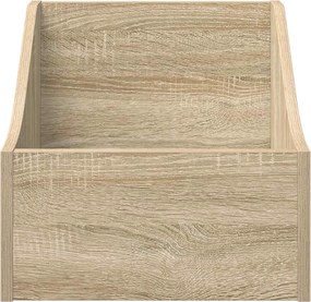 vidaXL Κουτί LP 2 τμχ. Sonoma Δρυς 37 x 33 x 32 εκ. Επεξεργασμένο Ξύλο