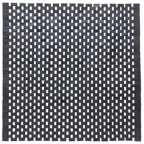 Ταπέτο Μπάνιου Teak(Ξύλινο) 60x60εκ. Woodblock Black Sealskin 800126