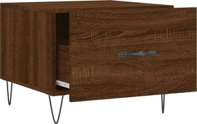 vidaXL Τραπεζάκια Σαλονιού 2 τεμ Brown Oak 50x50x40 εκ Επεξ. Ξύλο
