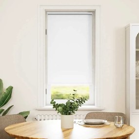 vidaXL Στόρι Ρόλερ Συσκότισης 44,4 x 100 εκ. Πλάτος Υφάσματος 40 εκ. Λευκό