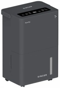 Αφυγραντήρας Singer Pure Dry Ion SDHM-20L Wi-Fi με ιονιστή και ικανότητα αφύγρανσης 20 λίτρα / ημέρα, Γκρι