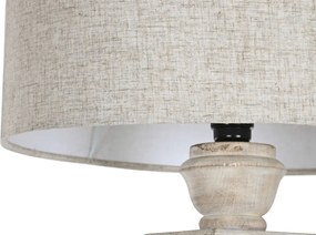 Φωτιστικό Δαπέδου Home ESPRIT Λευκό 220 V 42 X 42 X 200 cm
