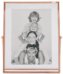 Κορνίζα Gaia 20-76-891 15x20cm Rose Gold Artekko Μέταλλο,Γυαλί