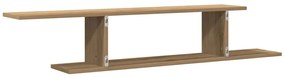 vidaXL Ράφι Τηλεόρασης Αρτισιανή Δρυς 125x18x23 εκ. Επεξεργασμένο Ξύλο