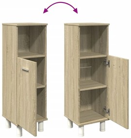vidaXL Ντουλάπι Μπάνιου Sonoma Δρυς 30,5x30x95 εκ. Επεξεργασμένο Ξύλο