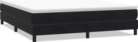 vidaXL Box Spring Κρεβάτι χωρίς στρώμα Μαύρο 180x210 cm Βελούδινο