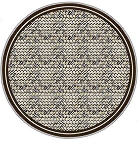 Χαλί Hmnt931 478HFT3133 Beige-Brown Conceptum Hypnose 70X70cm Round