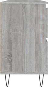 vidaXL Ντουλάπι Μπάνιου Γκρι Sonoma 80 x 33 x 60 εκ. από Επεξεργ. Ξύλο