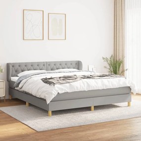 ΚΡΕΒΑΤΙ BOXSPRING ΜΕ ΣΤΡΩΜΑ ΑΝ. ΠΡΑΣΙΝΟ 160X200ΕΚ ΥΦΑΣΜΑΤΙΝΟ 3127053