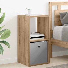 vidaXL Κομοδίνο 2 τμχ. Artisan Oak 35 x 32 x 68,5 εκ