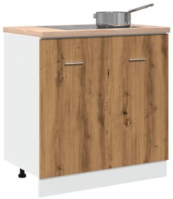 Κάτω ντουλάπι νεροχύτη Artisan Oak Κατασκευασμένο ξύλο - Καφέ