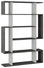 Intrahome Βιβλιοθήκη NOEMI Intrahome σε χρώμα antique γκρι-λευκό 108.5x25.5x161εκ | SKU: INTRAPA-220112282