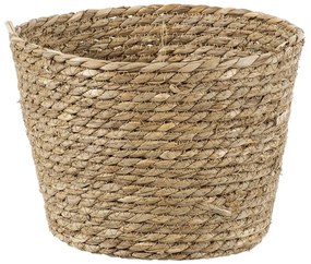 Καλάθι Διακοσμητικό Patmos 20271 Φ25x19cm Beige GloboStar Grass