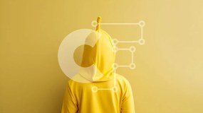 Intra Συλλεκτικό Ξύλινο Παζλ Plywood  4mm - Παιδί με στολή μπανάνας Σε Ξύλινο Κουτί - Διαστάσεις Puzzle: 10x10 cm – 25 κομμάτια