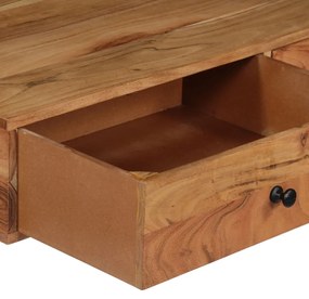 vidaXL Γραφείο Τοίχου 90 x 40 x 170 εκ. από Μασίφ Ξύλο Ακακίας
