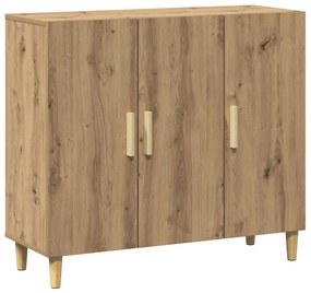 vidaXL Ντουλάπι Αρτισιανή Δρυς 90 x 34 x 80 εκ. από Επεξεργασμένο Ξύλο