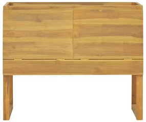 vidaXL Έπιπλο Μπάνιου 90 x 40 x 75,5 εκ. από Μασίφ Ξύλο Teak
