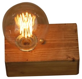 Φωτιστικό Τοίχου - Απλίκα HL-236-1W1 BENZAI WOODEN WALL LAMP - Ξύλο - 77-3033