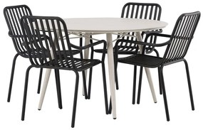 Σετ Τραπέζι και καρέκλες Dallas 3780, Μέταλλο, Μέταλλο | Epipla1.gr