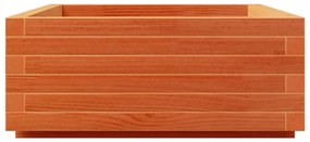vidaXL Ζαρντινιέρα Καφέ Κεριού 90x60x26,5 εκ. από Μασίφ Ξύλο Πεύκου