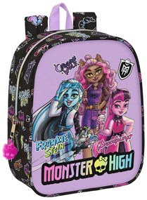 Σχολική Τσάντα Monster High Creep Μαύρο 22 x 27 x 10 cm