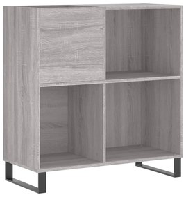 vidaXL Δισκοθήκη Γκρι Sonoma 84,5 x 38 x 89 εκ. από Επεξεργασμένο Ξύλο