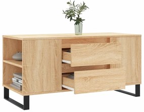 vidaXL Τραπεζάκι Σαλονιού Sonoma Δρυς 102x44,5x50 εκ. Επεξεργ. Ξύλο